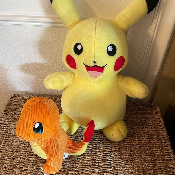 Pokemon Build a Bear Plush Charmander Corduroy Plush - Picture 10 of 11